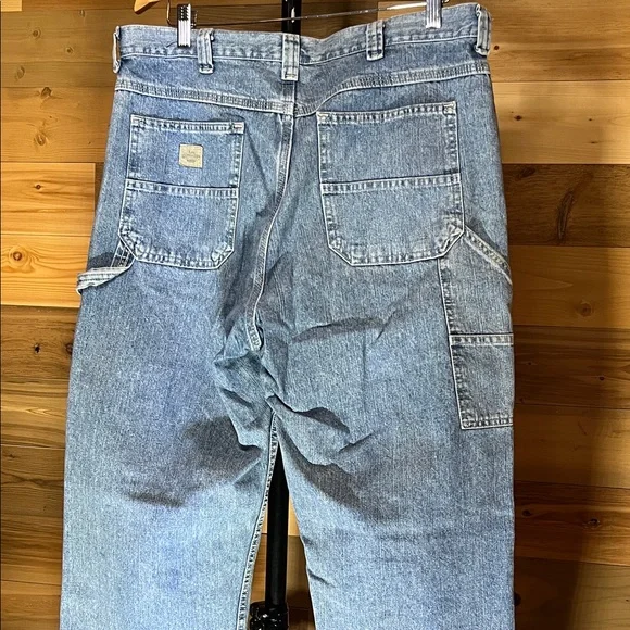 Lee Men's Vintage Carpenter-Relaxed Fit Light Blue Jeans 34x32 - Picture 7 of 8